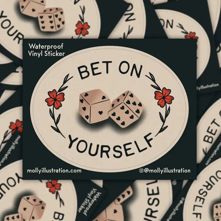 Bet On Yourself Sticker