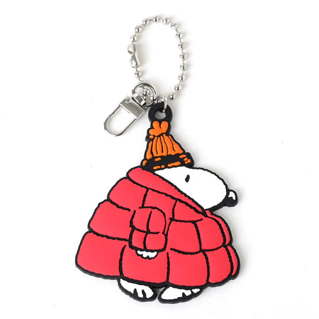Snoopy Red Coat Keychain