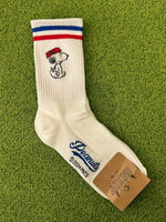 Snoopy Sport Crew Ankle Socks