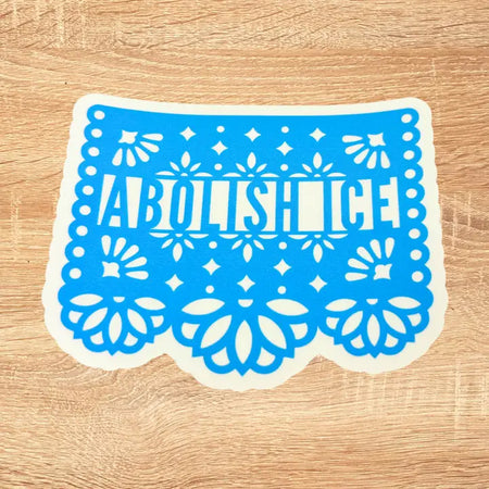 Abolish Ice Papel Picado Sticker