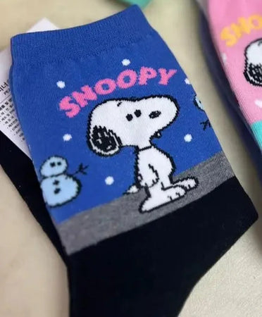 Snoopy Women's Ankle Mid Calf Sock