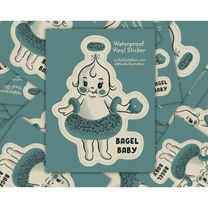 Bagel Baby Kewpie Sticker