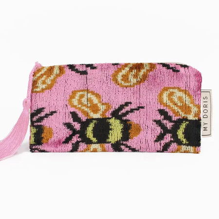Pink Bee Small Pouch
