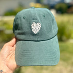Monstera Embroidered Hat