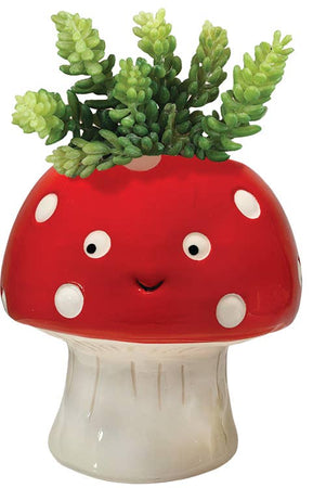 Kawaii Mushroom Planter