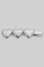 Triple Heart Hair Clip