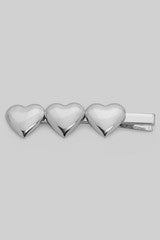 Triple Heart Hair Clip