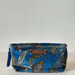 Floral Velvet Makeup Pouch