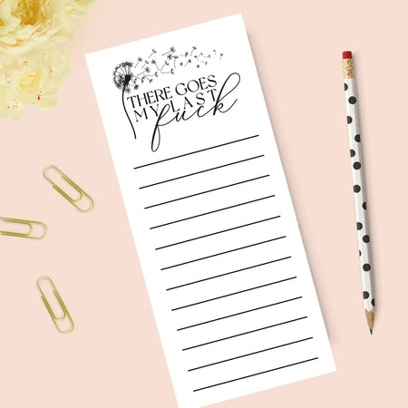 There Goes My Last F Notepad