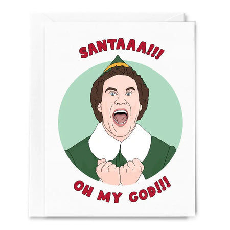 Elf Christmas Card