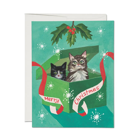 Christmas Kitten Card
