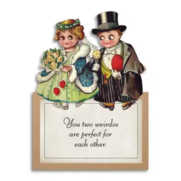 Weirdos Wedding Engagement Card