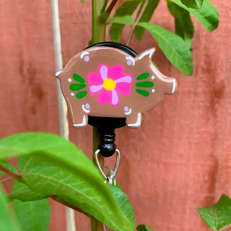 Hand-Painted Maranito Badge Reel / Id Holder