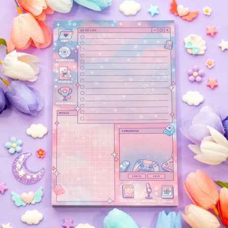 Game Time Planner Pad
