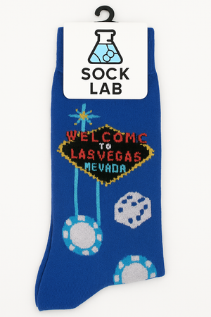 Las Vegas Mens Crew Sock