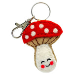 Happy Food Felt Keychain