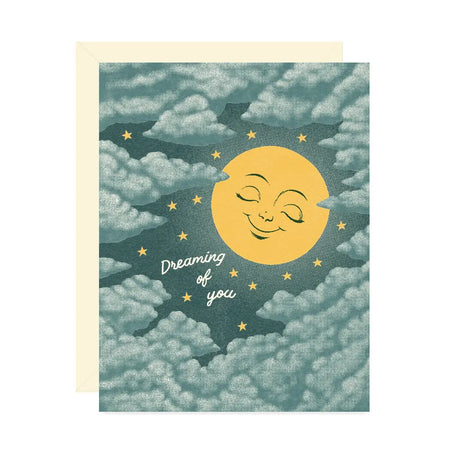 Dreaming of You Moon Love Card