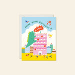 Godzilla Fire Birthday Card