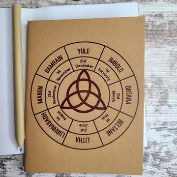 Triquetra Wheel of the Year Journal Notebook