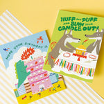 Godzilla Fire Birthday Card