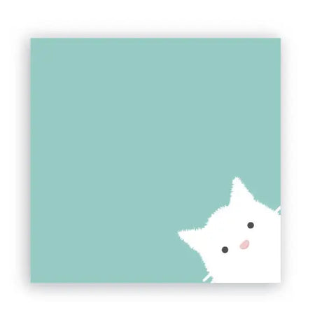 Peeking Cat Sticky Notes