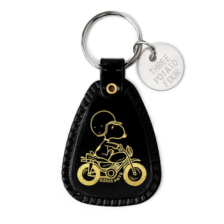 Snoopy Motorcycle Saddle Keychain