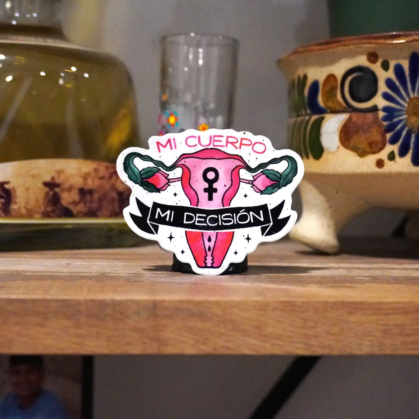 Mi Cuerpo Mi Decisión Vinyl Sticker