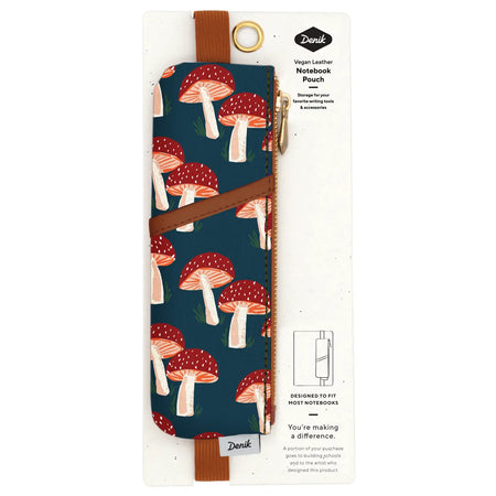 Navy Mushroom Pouch