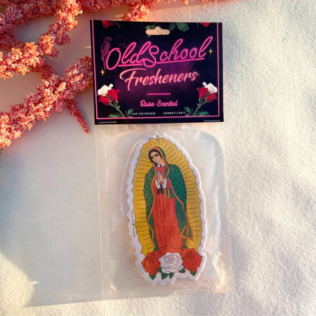 Virgin Mary Air Freshener (Rose Scent)