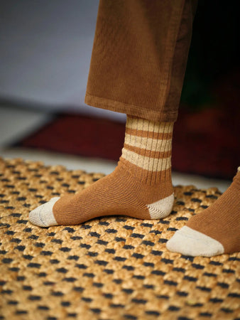 Copper Stripe Socks