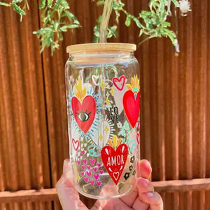 Sacred Heart 16oz Libbey Cup