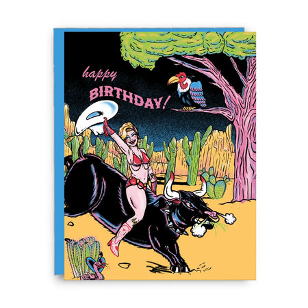 Happy Birthday Cowgirl Card