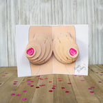 Boobs Greeting Card