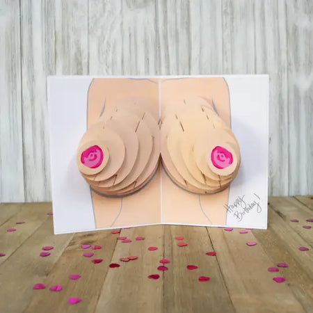 Boobs Greeting Card