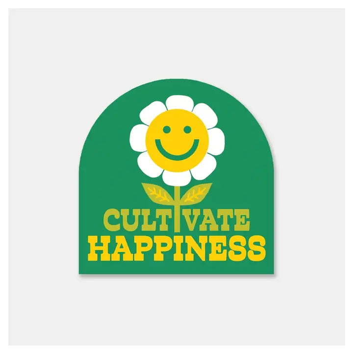 Cultivate Happiness Sticker