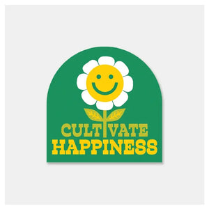 Cultivate Happiness Sticker