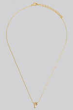 14K Bubble Letter Pendant Necklace