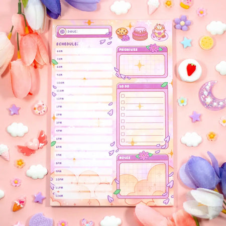 Cafe Quest Weekly Planner Pad