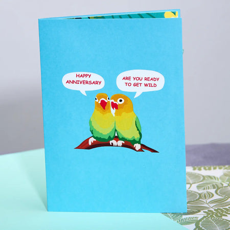 Love Birds Anniversary Card