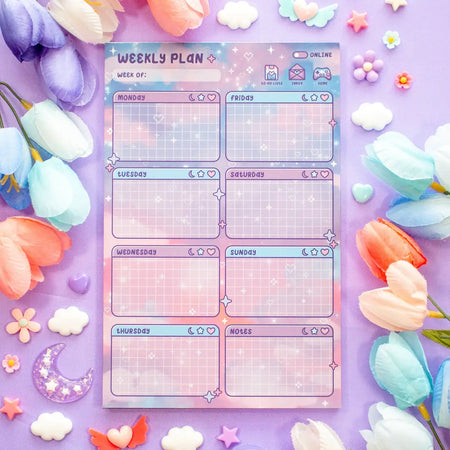 Game Time Weekly Planner Pad