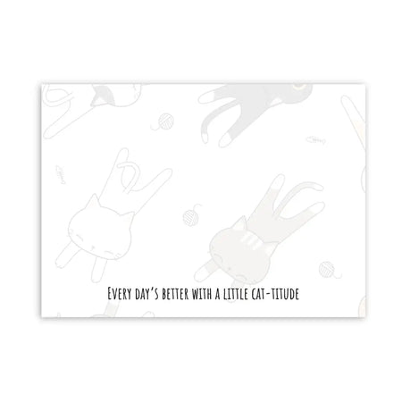 Little Cat-titude Sticky Notes