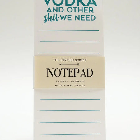 Vodka Lover Notepad