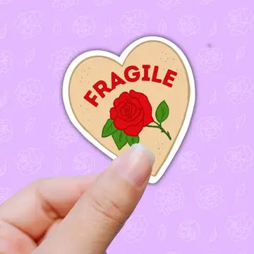 Fragile Mazapan Valentines Day Sticker