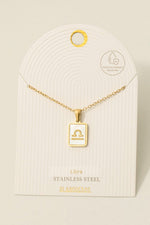 Zodiac Horoscope Pendant Necklace