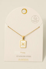 Zodiac Horoscope Pendant Necklace