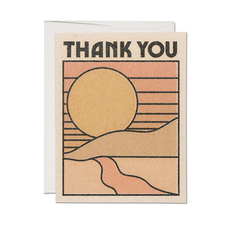 Thank You Sun Greeting Card