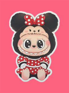 Minnie Monster Sticker