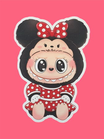 Minnie Monster Sticker