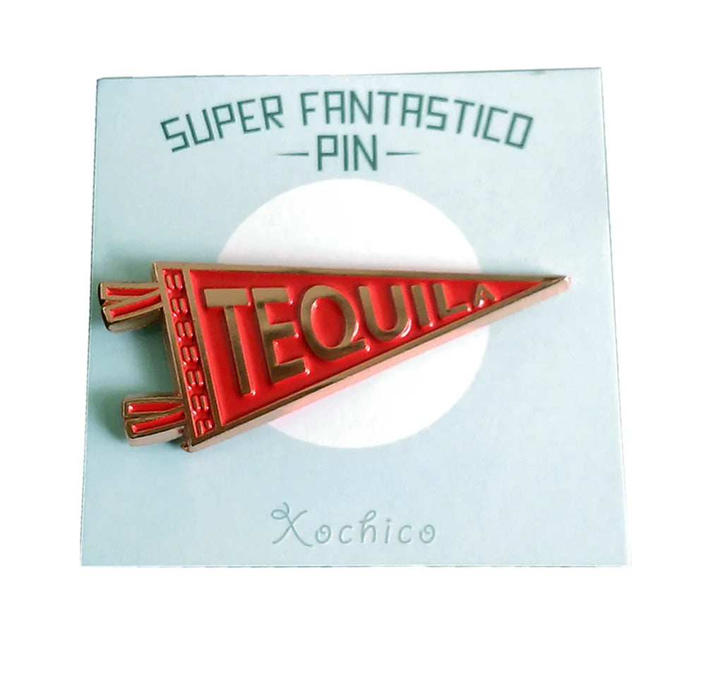 Tequila Pennant Enamel Pin