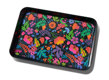 Floral Rolling Tray